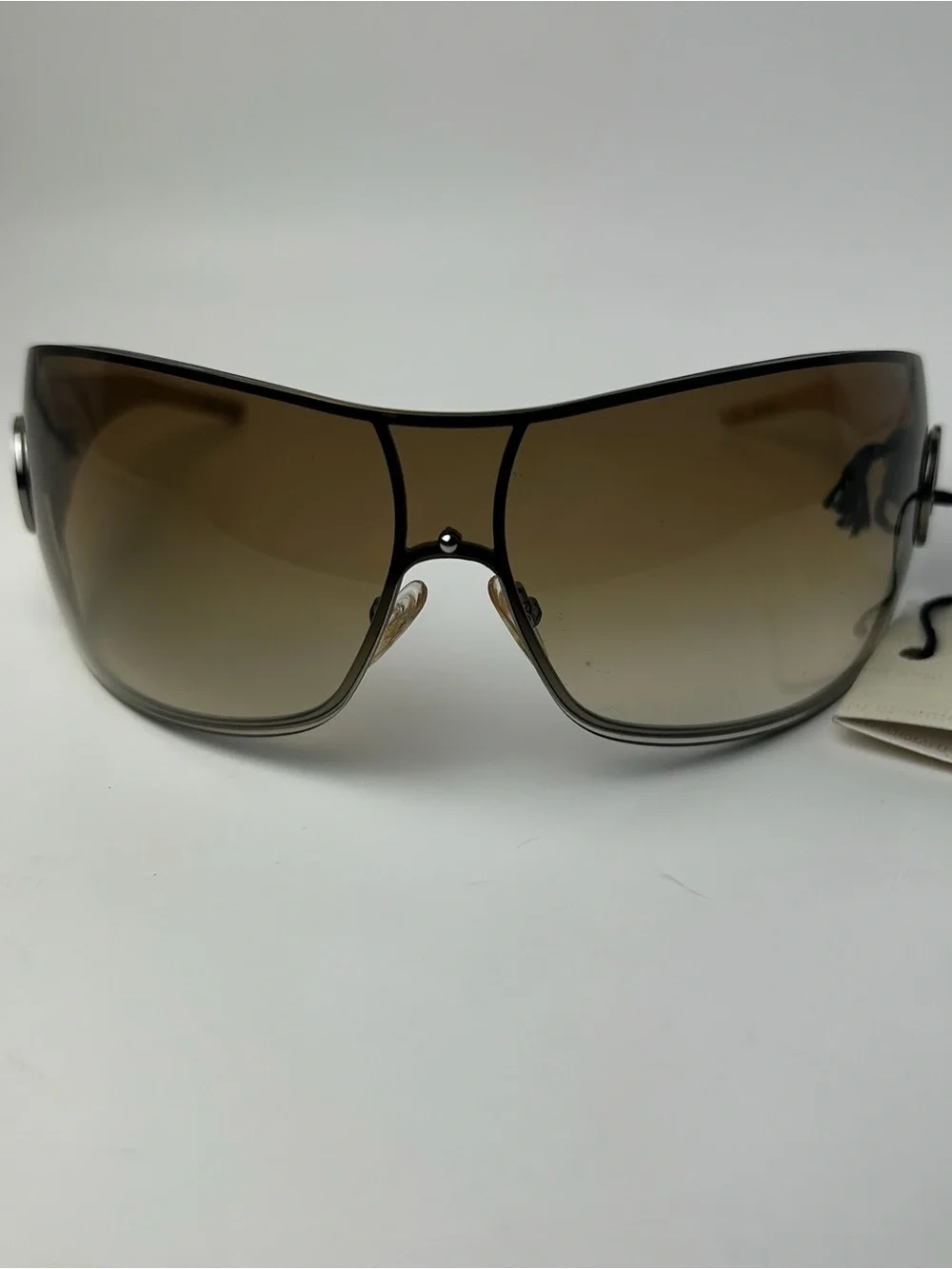 Giorgio Armani Women's Brown Gradient Shield Sunglasses
